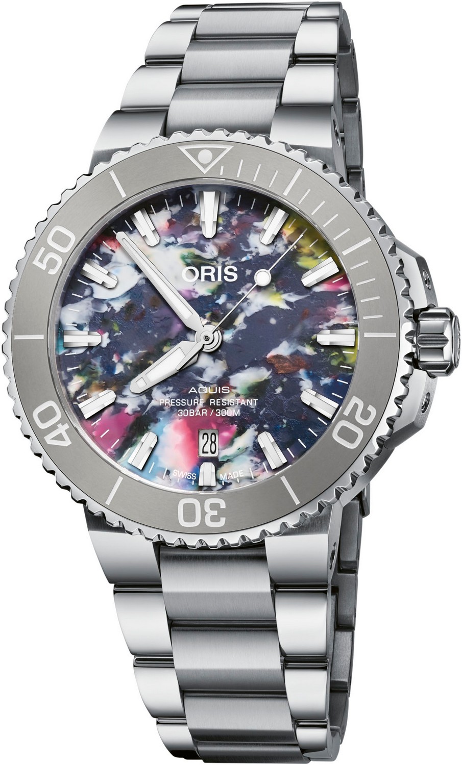 ORIS  Мужские швейцарские часы, автоматический механизм, сталь, 41,5 мм